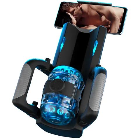 Venom - Long 12CM & 700 Strokes/Min Telescopic Adjustable Tightness Phone Stand Automatic Male Stroker