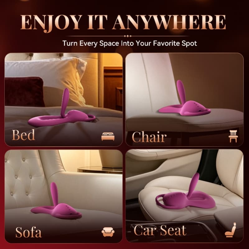 Ryder – Hands-Free Riding Machine for G-Spot Stimulation, Adjustable Thrusting & Tapping with Flexible Body-Fit Design