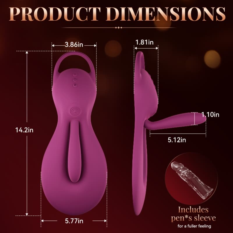 Ryder – Hands-Free Riding Machine for G-Spot Stimulation, Adjustable Thrusting & Tapping with Flexible Body-Fit Design