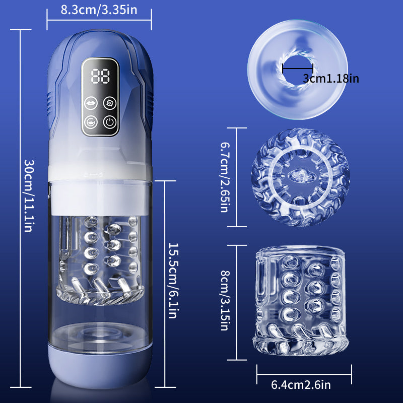 Empyrean - 5 IN 1 Function Male Stroker Masturbator & Penis Pump